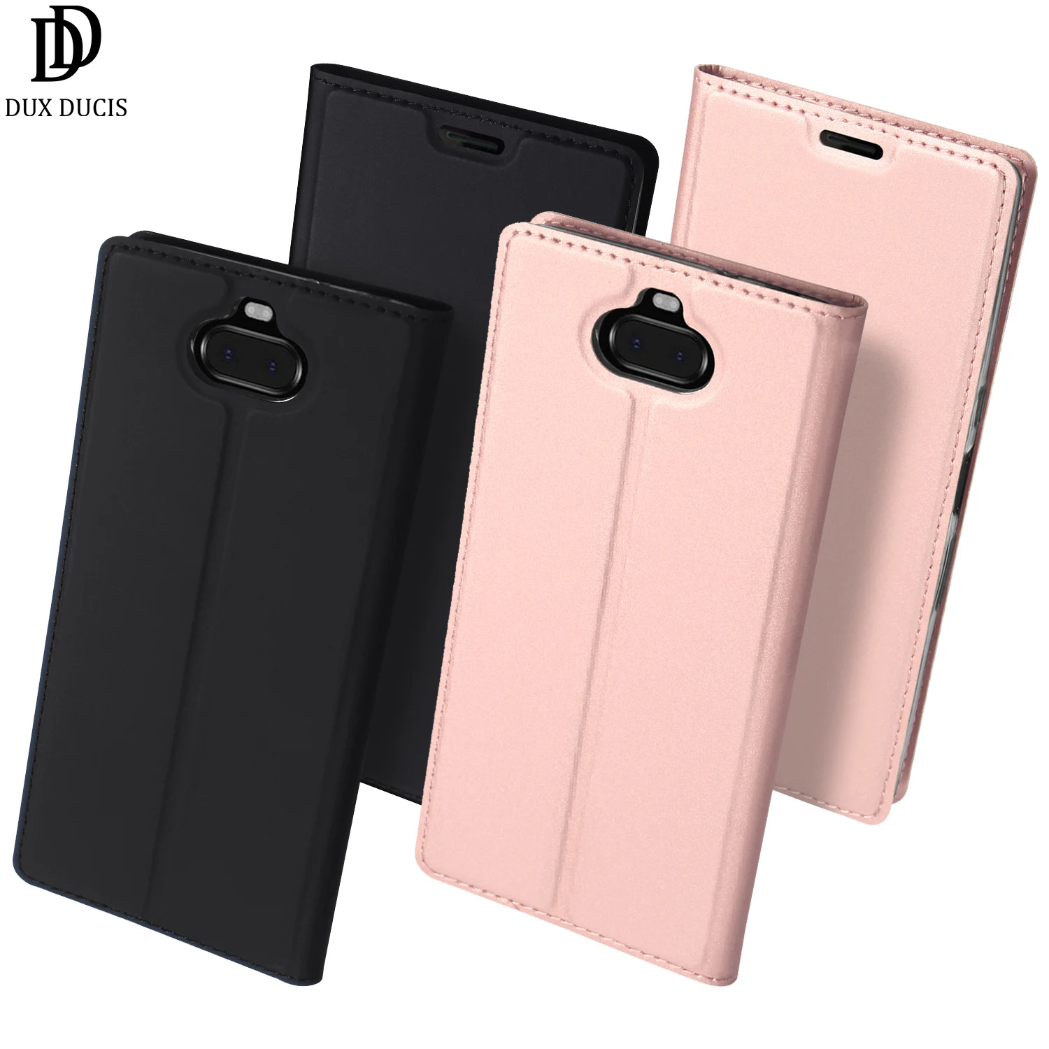 

Flip Case For Sony Xperia 10 Plus Card Slot Holder Wallet Stand Cover PU Leather TPU Soft Bumper Protective Mobile Phone Bag