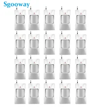 Sgooway 20 штук 433 МГц беспроводной PIR датчик беспроводной датчик движения Детектор для сигнализации 2 года гарантии