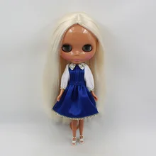 Белая кукла с волосами без одежды черная кукла фабрика кукла подходит для DIY Изменить игрушка BJD для девочек