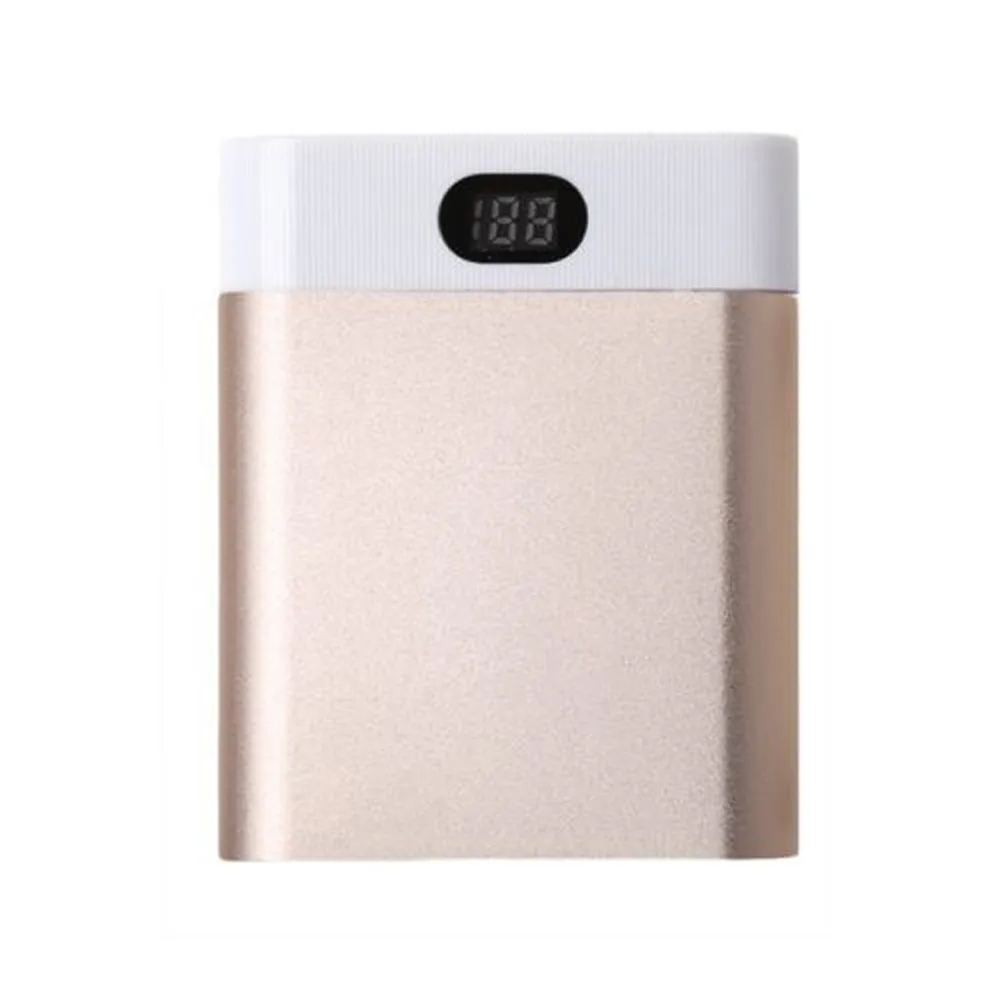 10400mAh 5V Dual USB 4X 18650 Power Bank Case Kit Battery Charger Box for Smart Phones USB Micro USB Drop Shipping