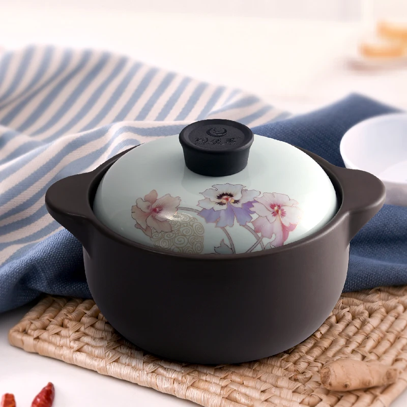 Новое прибытие Azaleas эмалированные керамические суповые горшки Stewpot тушеная кастрюля большое предложение блюдце керамическая сковорода кухонная посуда