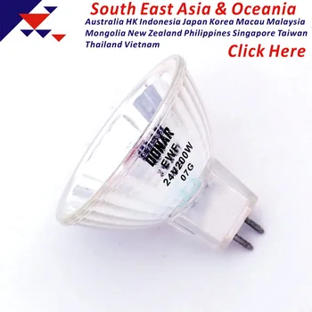 

DONAR DN-30370 EWF 24V 200W PH-13630 24V200W MR16 GX5.3 AV/photo halogen light bulb overhead slide projector lamp Free Shipping