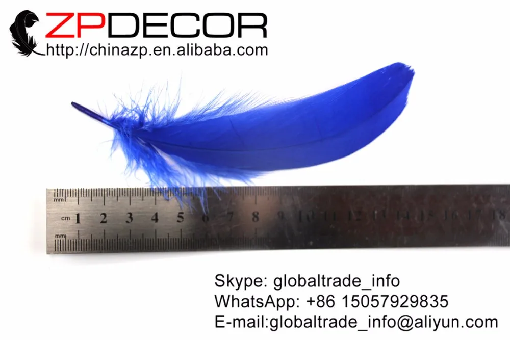 Zpdecor перья 10~ 20 см(4-8 дюймов) 200 шт./лот фантастические декоративная трава зеленый черные гусиные перья