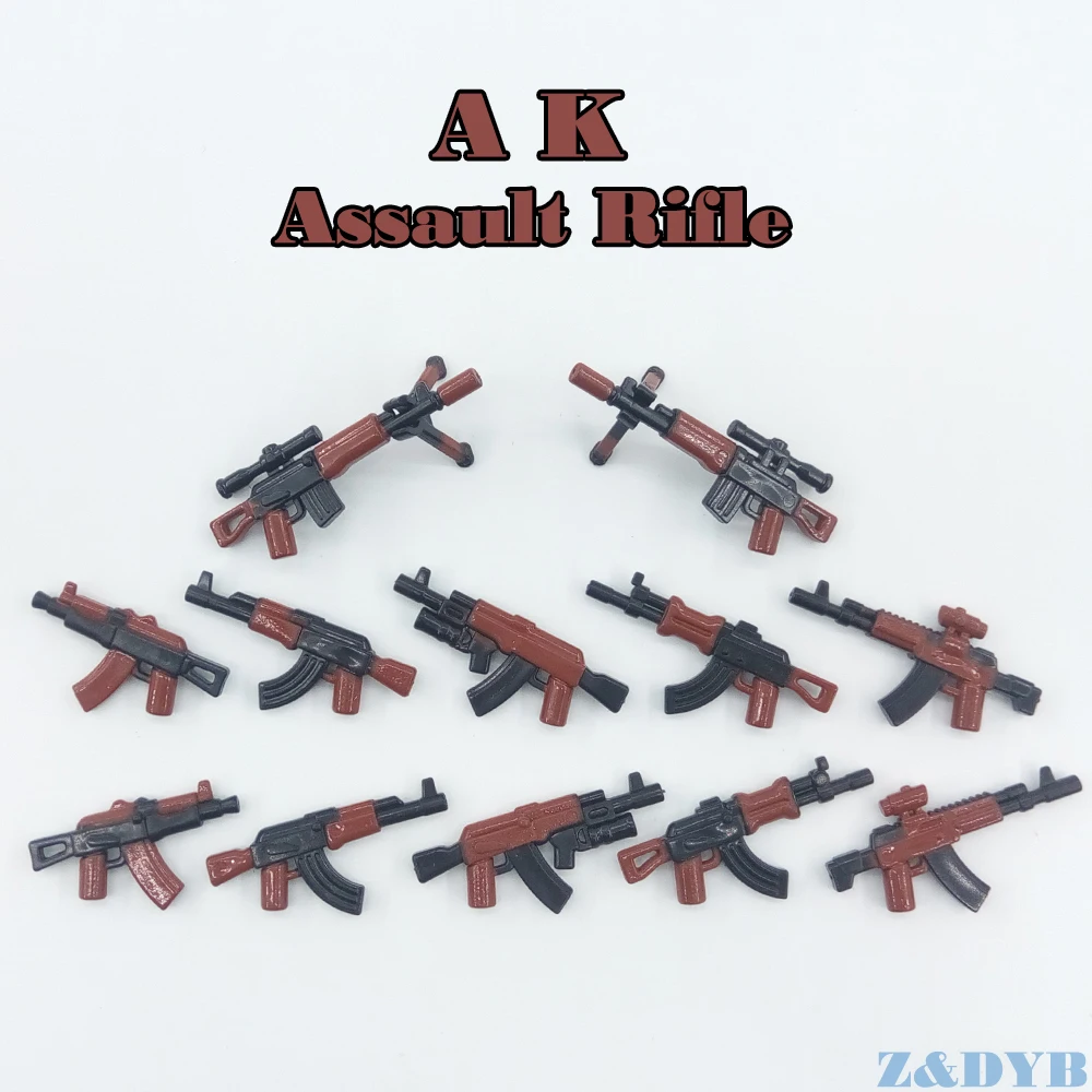 

Single Sale Soldiers Commandos Army Weapons Military Figures Guns WW2 Model Building Block Brick Legoed Educational Children Toy