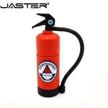 

JASTER fire extinguisher USB flash drive special cute pen-drive 16GB 32GB 64GB mini Memory Stick pendrive gifts