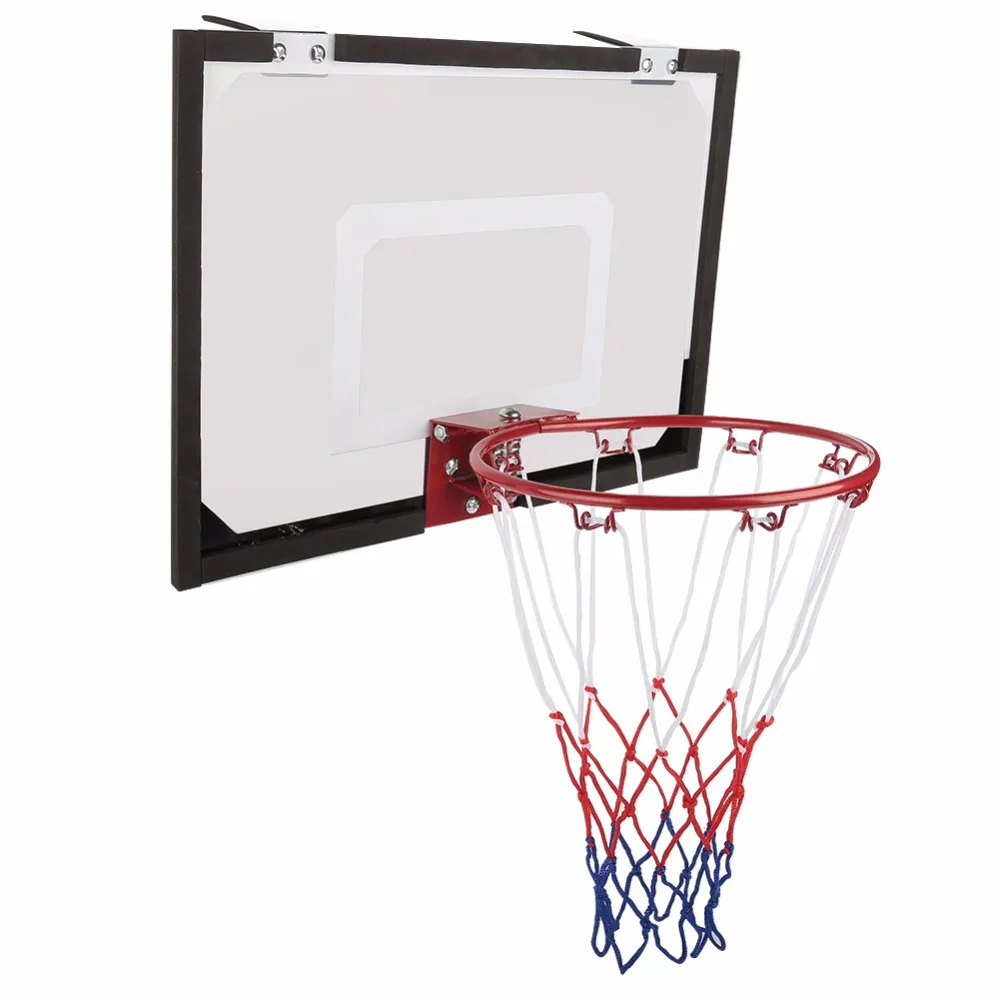 Indoor Mini Basketball System Backboard Hoop Kit Tür Wandmontage Kinderspielzeug 