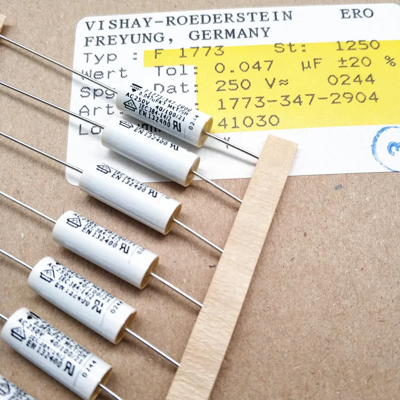 3 шт. оригинальный конденсатор VISHAY MKT F1773 серии 250 В 0 047 мкФ с осевой