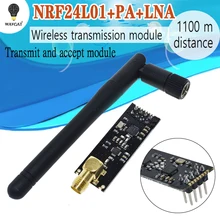 10 adet NRF24L01 + PA + LNA kablosuz modülü ile anten 1000 metre uzun mesafe FZ0410 biz üretici