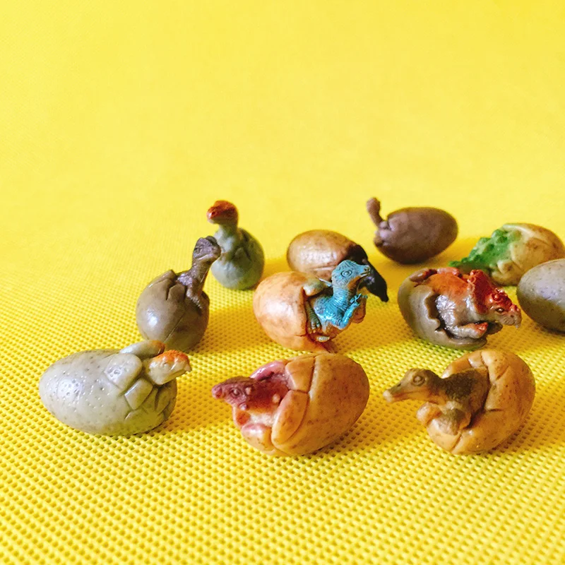 

12Pcs Dinosaur eggs/fairy garden gnome/moss terrarium home decor/craft/bonsai/bottle garden/miniatures animals/figurine