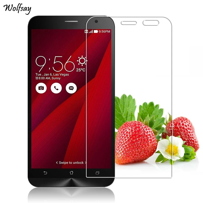 

2pcs Glass For Asus Zenfone 2 Laser ZE601KL Screen Protector Tempered Glass For Asus Zenfone 2 Laser ZE601KL Phone Film Wolfsay