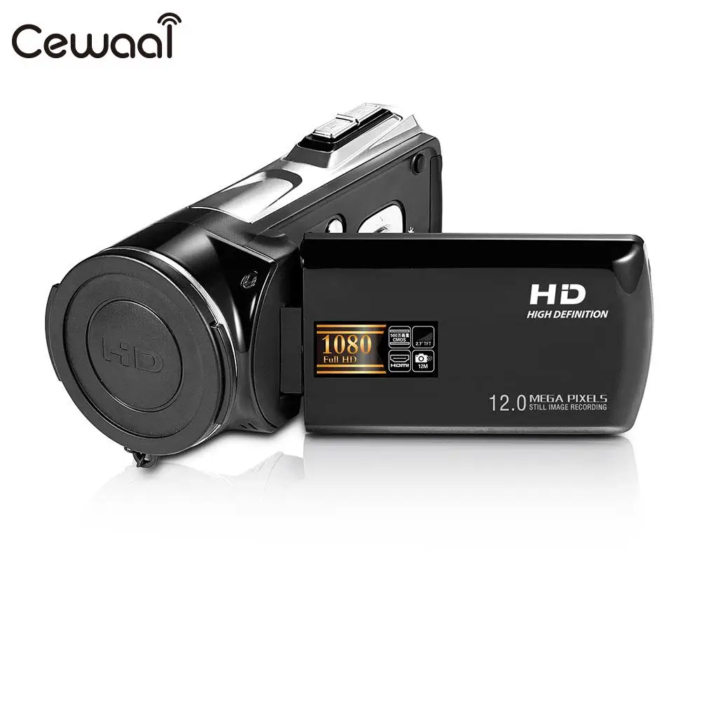 Cewaal Capacitive Touch Display HD Wedding Record Video Camera Shooting DV Camcorder Small Recorder Digital Camcorder