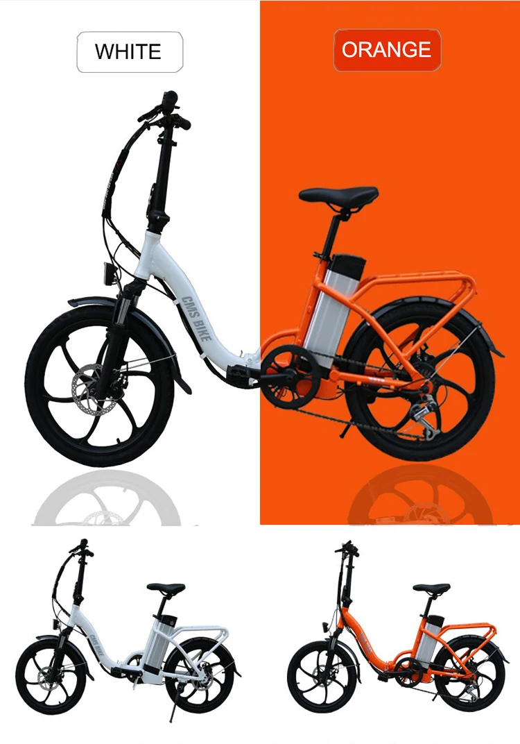 Flash Deal 20-inch aluminum alloy folding electric bicycle girl city lithium battery electric bicycle36V350W motor max-speed 25km/h ebike 2