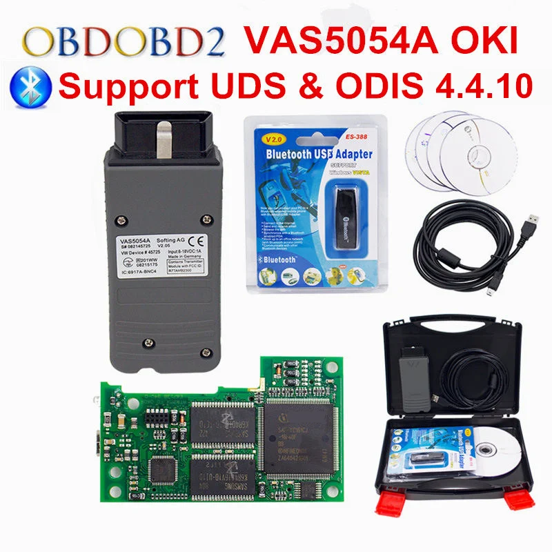 OKI полный чип VAS 5054A ODIS V4.4.10 Bluetooth 5054 A автомобильный диагностический инструмент Wifi