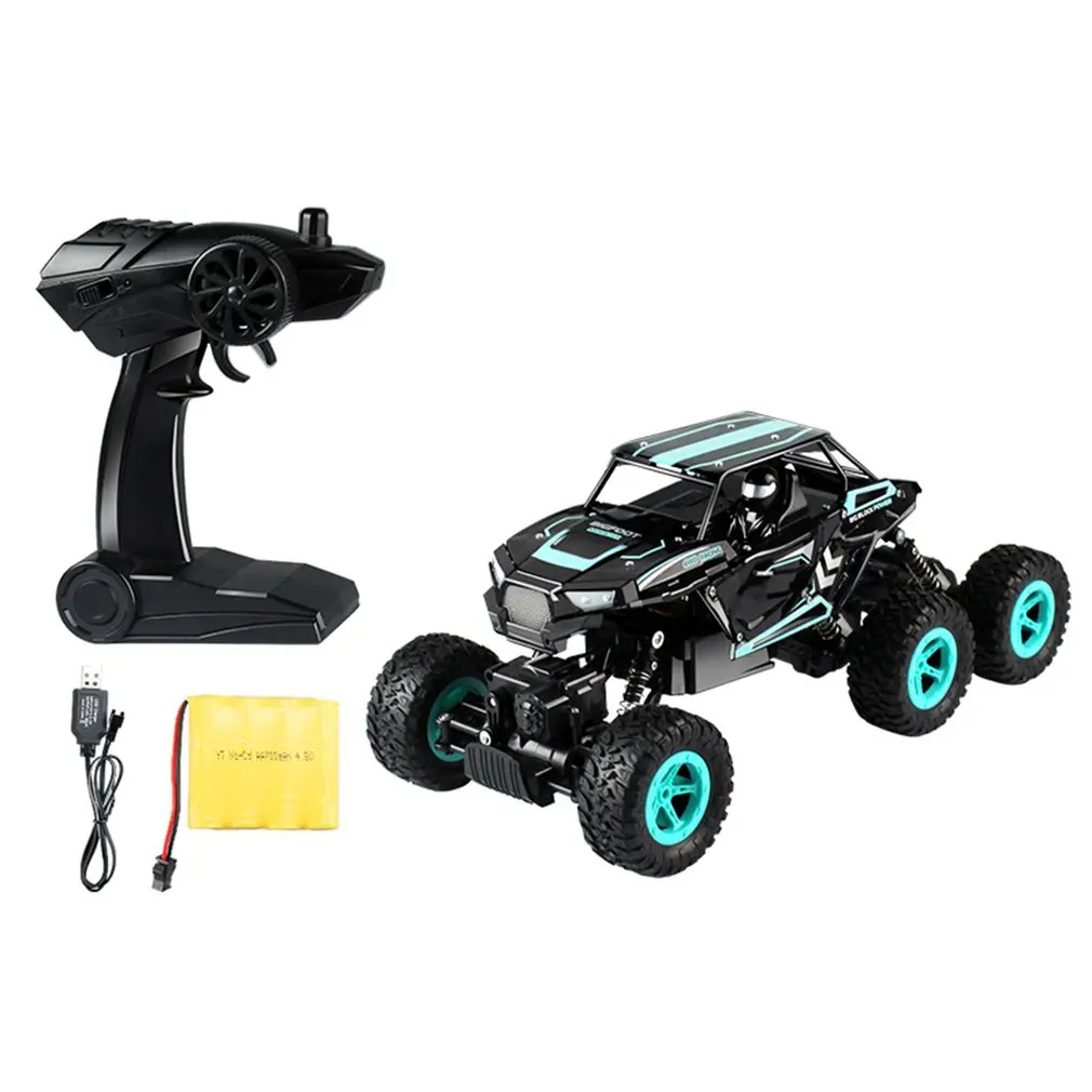 

D819 1/14 2.4GHz RC Car Rock Crawler 6-wheel Drive High Speed Racing Car Buggy Climbing Off-Road Car Truck Toy for Children