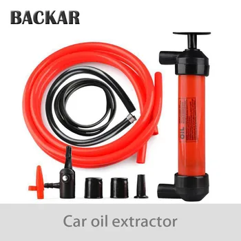 

BACKAR Car Oil Extractor Siphon Pump Pipe Conveyor Styling For Jeep Renegade wrangler Audi A3 A4 B6 B8 A5 Opel Astra Accessories