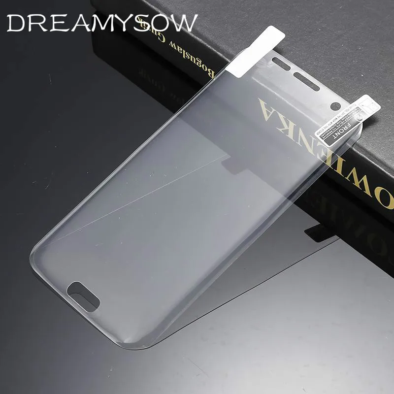 

DREAMYSOW 3D Soft PET Case For Samsung Galaxy S6 S7 S8 S9 Edge Plus Mini Cellphone Front Screen Protector Film