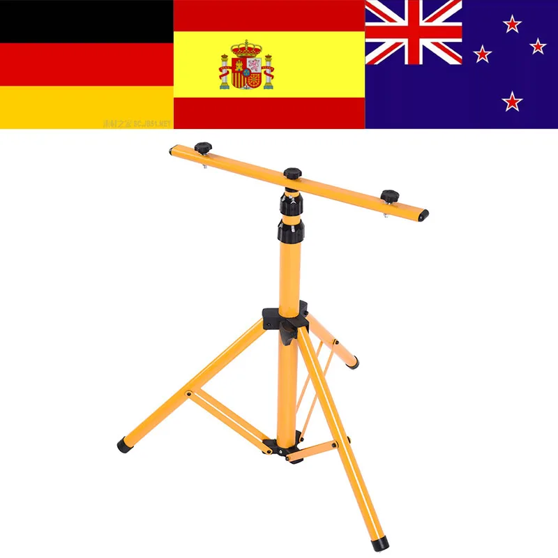 

Three Legged Telescopic Folding Light Stand Tripod Support Double Lamp Outdoor Led Work Holder For Flood Light Bracket Stand Hot