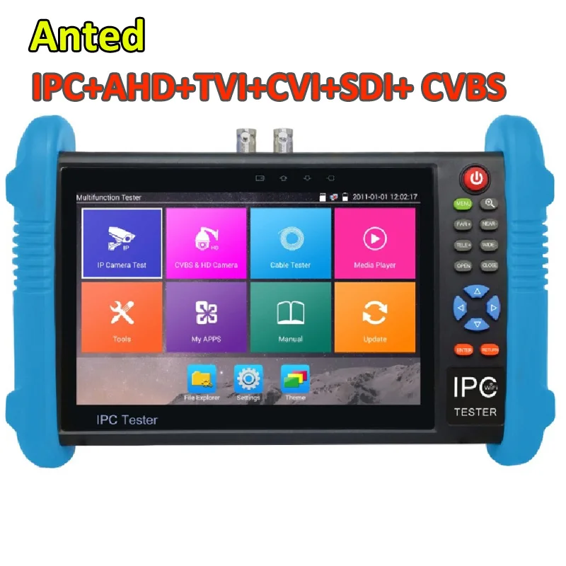 6 в 1 CCTV камера тестер IP AHD CVI TVI SDI CVBS камера безопасности видео тестер все в одном HDMI в 4 к H.265 RJ45 TDR