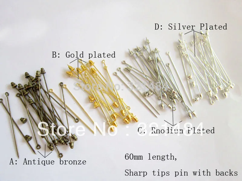 Antique bronze/Gold/Rhodium/Silver plated can pick muslim 