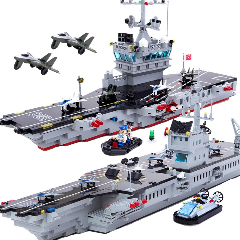 

Compatible legoings city 826 Combat Zones Modern Military Carrier Destroyer SWAT Model Bricks Building Block Toys For Gift