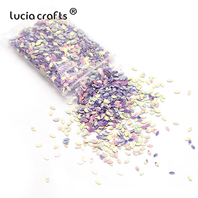 Lucia crafts 20 г/лот 2*4 мм многоцветный пластик свободные блестки для дома Рождественские вечерние свадебные украшения конфетти DIY аксессуары D0209