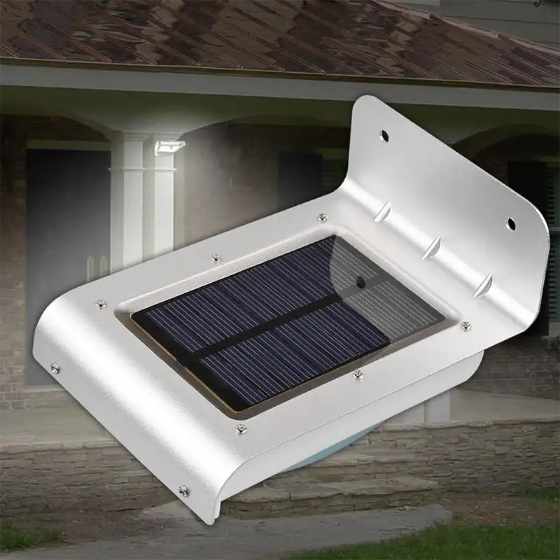 Lumiparty 24 светодиодный датчик движения, водонепроницаемый солнечный светильник, настенные светильники, ночник для наружного пути