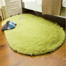 Горячая Распродажа, большой размер, мягкий Овальный ковер из искусственного меха, Нескользящие Коврики для гостиной, спальни, товары для дома