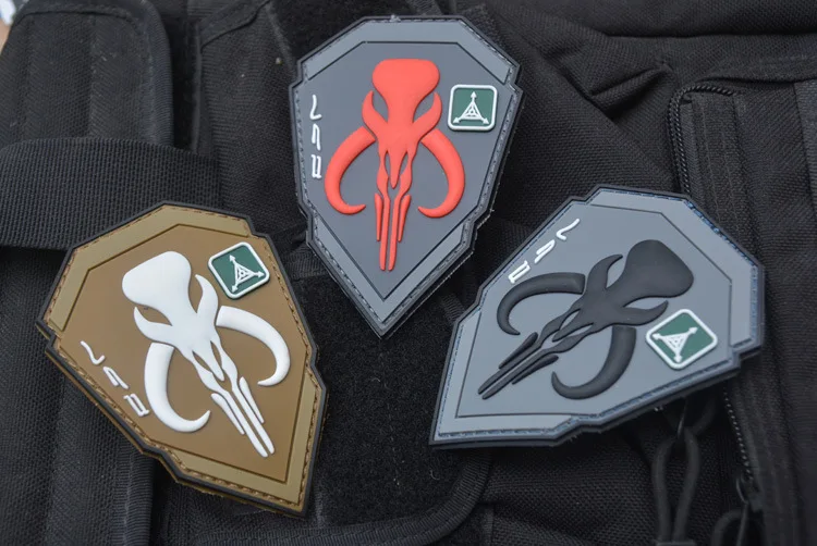 ПВХ значок Bounty Hunter значки на одежду ткань колпаки для рюкзака наклейки наручную