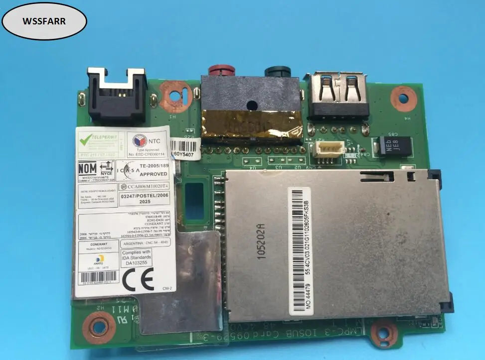 

Genuine original for Lenovo FOR THINKPAD X200s X200T X201I X201 42W8012 Sound Card card reader three-in-one board