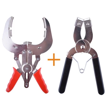 

2 Pieces Auto Car Repairs Tools Piston Ring Installer Remover Pliers 53-150Mm+Adjustable Piston Ring Expander Pliers 80-120Mm