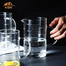 Градуированное стекло Термостойкое и КОРРОЗИОННОЕ стекло со шкалой с использованием для выпечки и кухни можно использовать в микроволновой печи