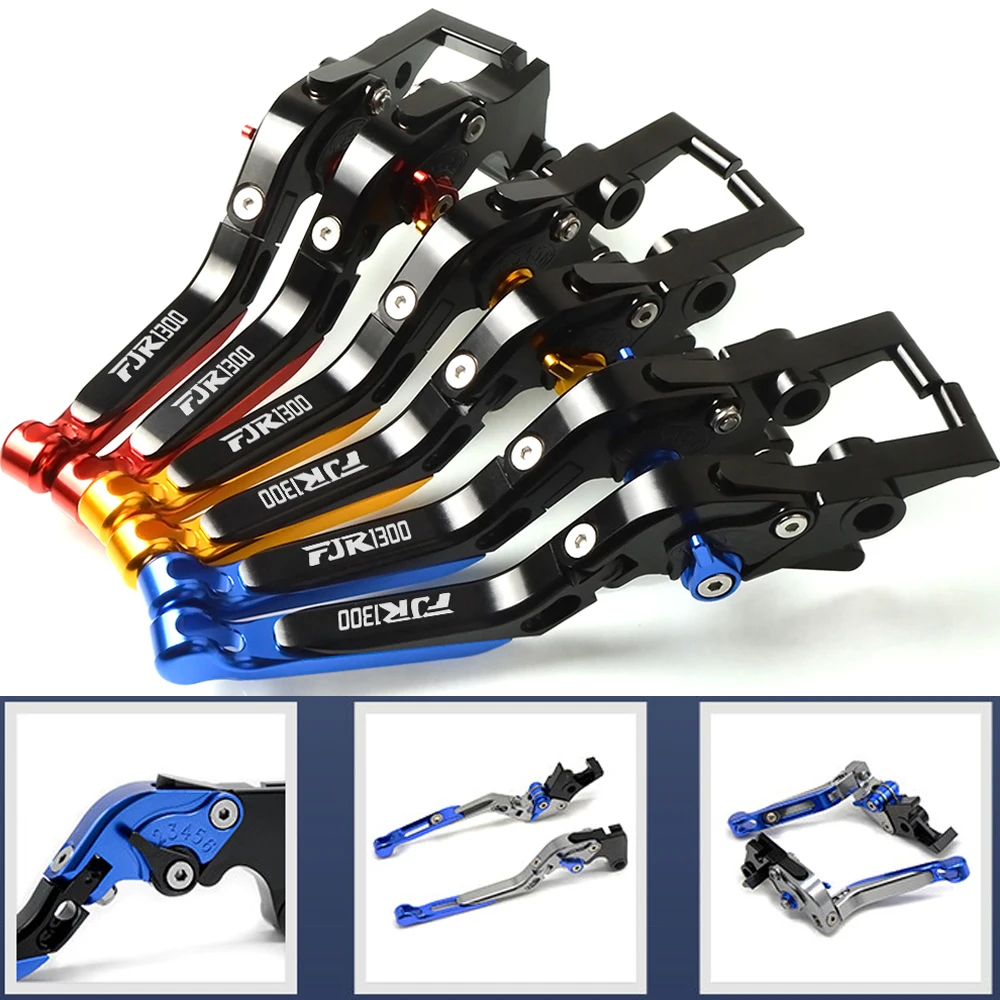CNC Aluminum Motorbike Motorcycle Handle Foldable Extending Brake Clutch Lever Adjustable FOR YAMAHA FJR1300 | Автомобили и