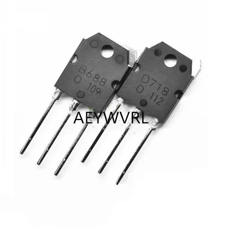 

10pair 2SD718 & 2SB688 Transistor (10PCS x D718 + 10PCS x B688)