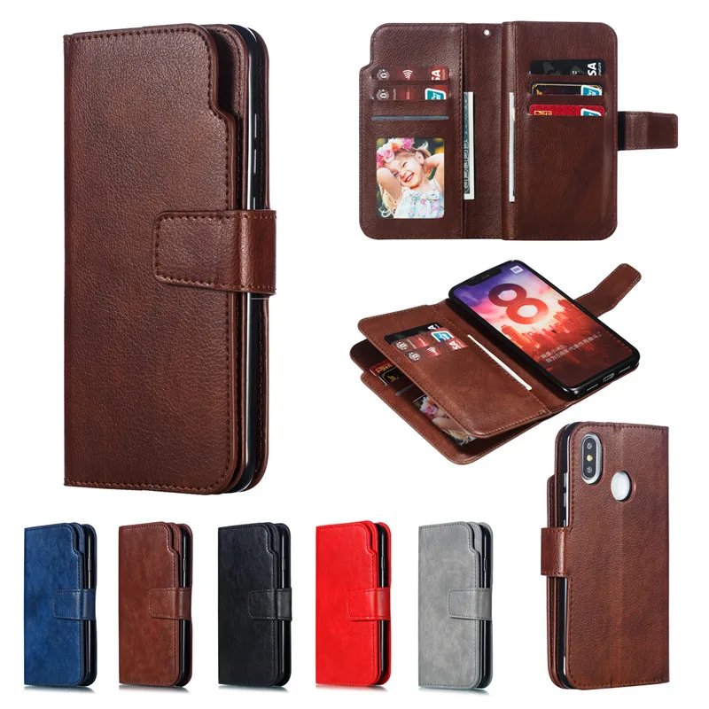 

Leather Case For Xiaomi Redmi Note 7 Flip Case Card Wallet Cover Magnet Business Phone Case For Xiaomi Redmi Note 7 Pro Coque