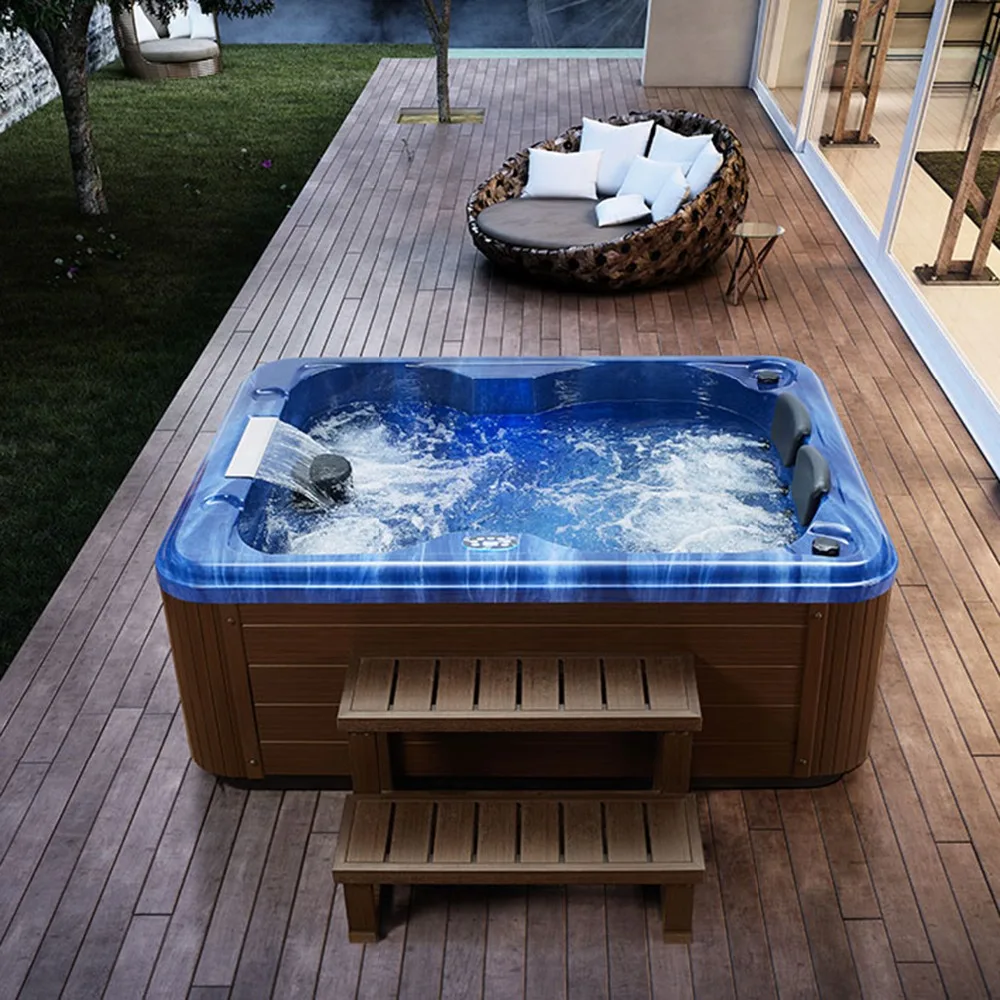 Luxury House Fashion Hydraulic Massage Integrated Molding Hot Tub Massage Bathtub Filtration