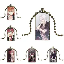 Для мужчин и женщин японское аниме Diabolik Lovers стеклянная подвеска