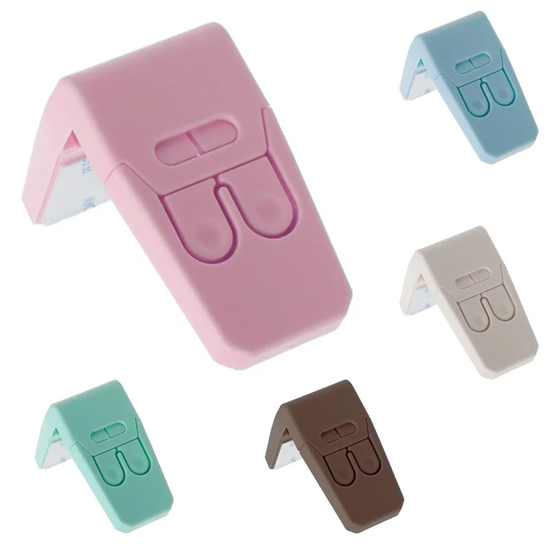 

Protection Baby Safety Cute Drawer Anti-clipper Right Angle Lock Child Plastic Locks Automatic Transformation Cabinet