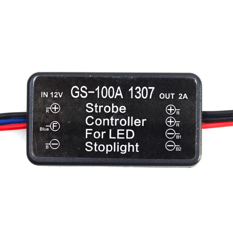 Автомобильный Gs-100a 1307 светодиодный стоп-сигнал стробоскоп флэш-модуль контроллер светодиодный контроллер