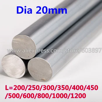 

4pcs 3D printer rod WCS 20mm linear axes L 1000mm chrome plated linear motion rail round Cylinder CNC parts SFC20