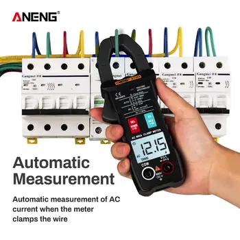 

Aneng ST205 4000 Digital Intelligent Automatic Range Handheld Meter Digital Current Multimeter with Temperature Measurement