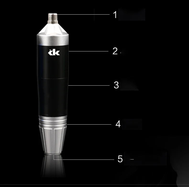 Вращающаяся моторная насадка для татуировочной машины легкий алюминиевый сплав тату пистолет Перманентный боди арт микроблейдинг бровей