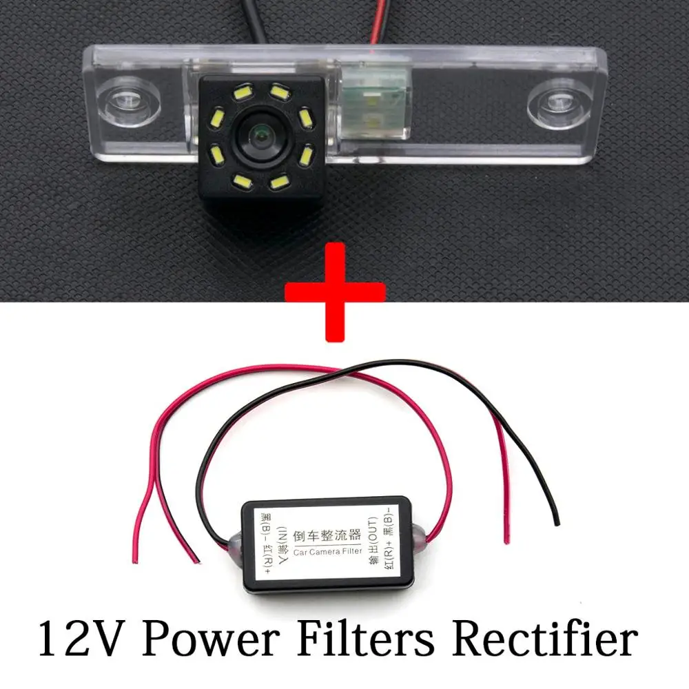 8LED автомобильная парковочная камера заднего вида монитор Беспроводной для Toyota Land Cruiser Prado LC150 Fortuner 4runner Sequoia Subaru, автомобильные аксессуары, брелок для автомобиля Subaru W - Название цвета: Camera n Filters