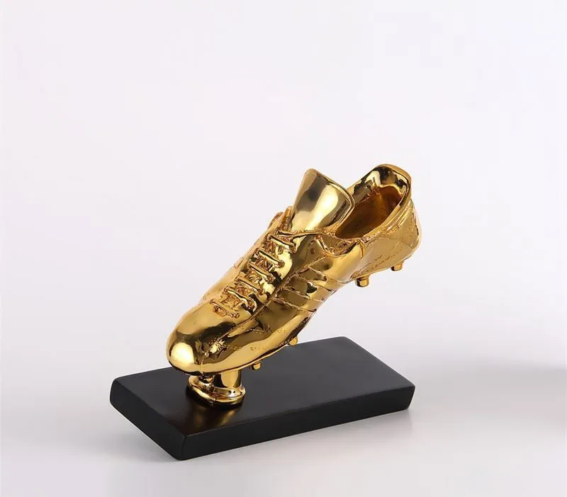 1:1 Размер Футбол Золотой ботинок трофей для обуви Реплика Золотой ботинок награда футбольная обувь болельщиков сувенир