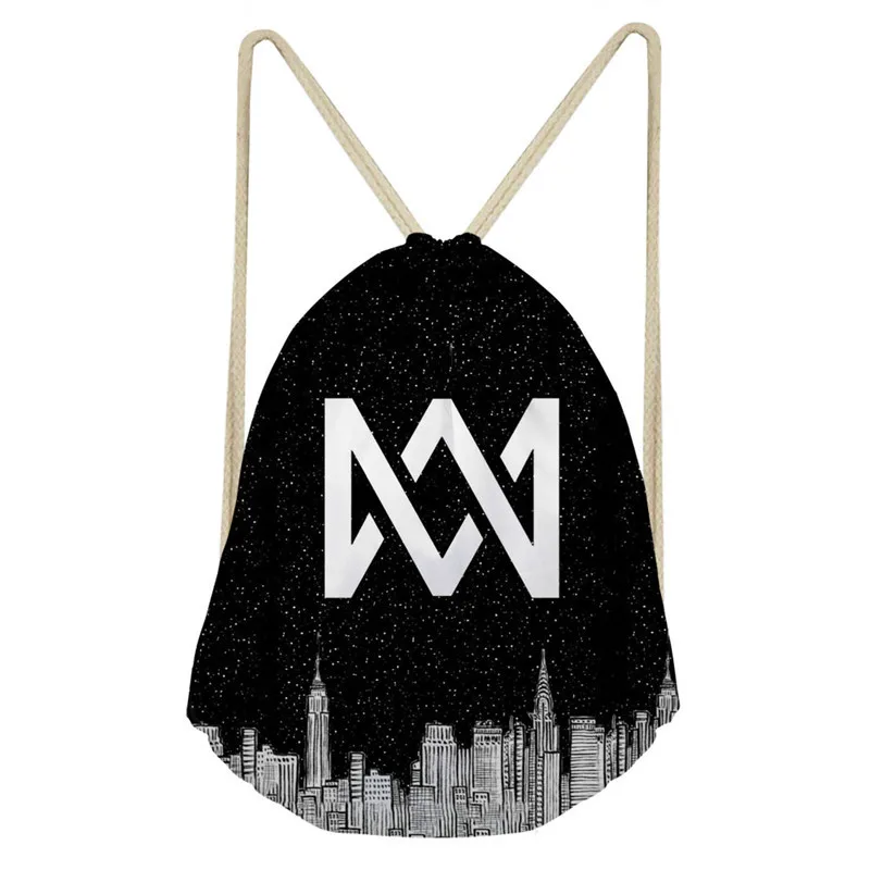 ThiKin Marcus And Martinus Drawstring Bag Children Backpacks for Teenager Girls Small Storage Bags Daily Backpack Mochila