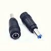 Conector para adaptador de corriente continua, Conector de cabeza de conversión, hembra, 5,5x2,5mm, giro a macho, 5,5x2,1mm ► Foto 2/2