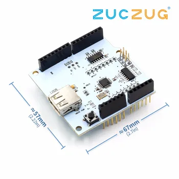 

USB Host Shield 2.0 for Arduino UNO MEGA ADK Compatible for Android ADK