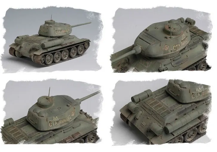 Литье под давлением, 1/48, советская модель T34, сделай сам, набор для строительства внутренней структуры, модель, полный комплект, Горн, монтажный танк, игрушка, Ремесленная модель, Военный танк