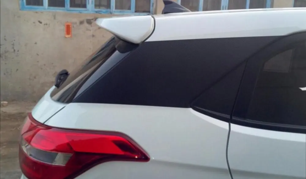 

Osmrk ABS tail wing roof visor rear spoiler lip for Hyundai IX25 unpainted