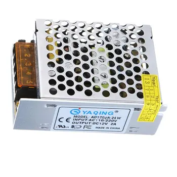 

WSFS Hot Sale AC 85V - 263V to DC 12V 2A 24W Volt voltage transformer switching power supply for LED strip