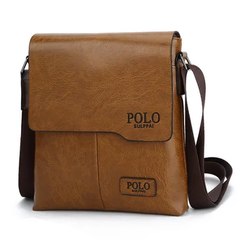 

Men's Shoulder Bag Pu Leather Man Business Diagonal Leisure Bag